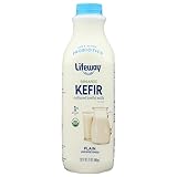 Lifeway Organic Probiotic Low Fat Plain Kefir, 32 Ounce - 6 per case.