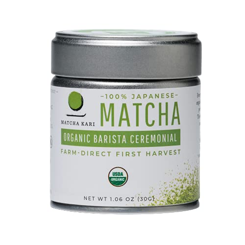 Dr. Weil Matcha Kari - Organic Matcha Green Tea Powder - 30 grams - Japanese Barista Grade