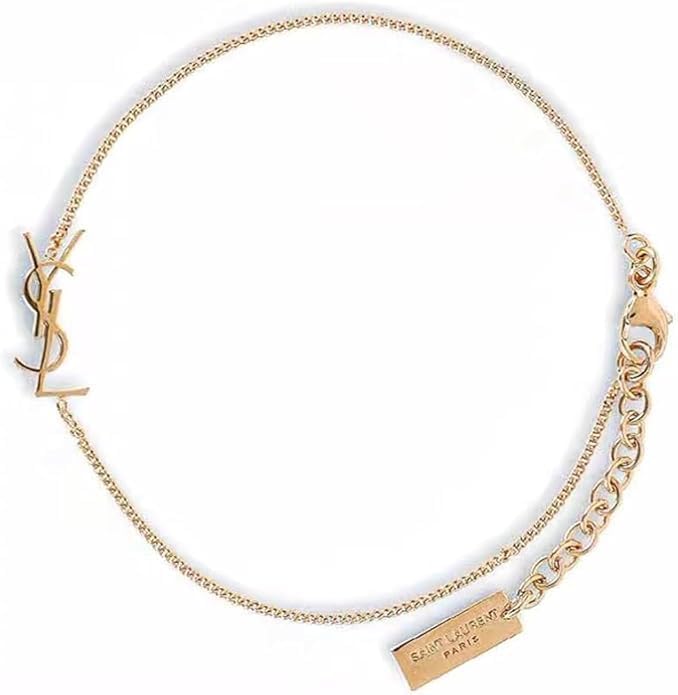 Elegant 18K Gold Women’s Initial Bracelet, Luxury Designer Chain Bracelet with Initial, a symbol of timeless elegance and personal flair