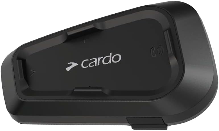 Cardo SPRT0002 Spirit HD Motorcycle Bluetooth Communication Headset - Single Pack, Black