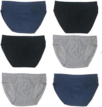 reshmena 3 & 6 Men's Cotton Briefs Underwear Cotton brief Classic Stretch Fit Comfortable Underpants Men Multipack Brief Hipster Multipack Assorted Colors Pack (3&6)