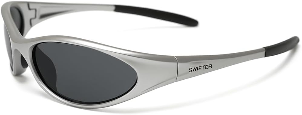 SWIFTER OFF-DUTY Polarised Sunglasses Men & Women | UV400 Protection, T90 Frame | Sports Running, Cycling, Tennis, Walking | Lightweight Everyday Wear