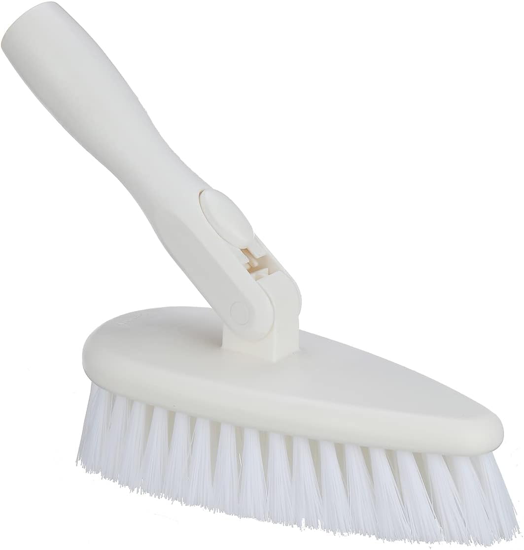 Qaestfy Bathtub Brush Refill Replacement Shower Tub and Tile Cleaning Lock in Place Scrub Brushes Head for Bathroom Wall Floor Scrubbing Compatiable with QAE008 & QAE002 Model QAE007