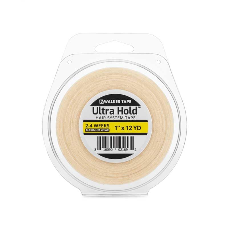 ABL Supplies Walkers Ultra Hold 1" X 12 Yards | Hair Replacement System, Wig Tape, Lace front tape & Clear Glue Adhesive Roll