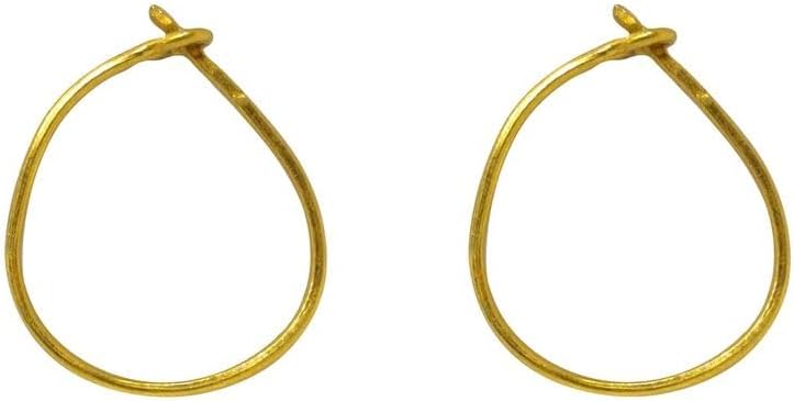 22K/18K Real Certified Fine Yellow Gold Magnificient Hoop Earrings