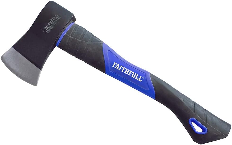 Faithfull FAIAXE114FG Fibreglass Shaft Hatchet 567g (1.14lb) Blue/Black