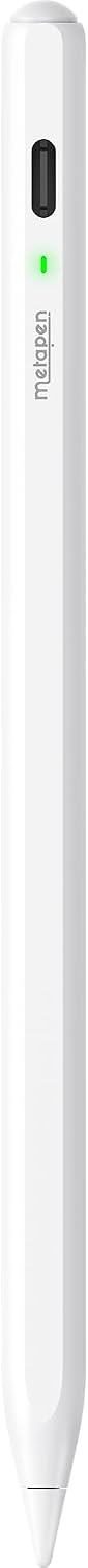 Metapen Pencil Air8 for Apple iPad 2018-2026, 20H Battery, High Precision
