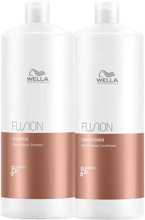 Wella Fusion Shampoo 1000ml + Conditioner 1000ml