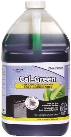 NU-CALGON 4190-081 GAL CAL-GREEN ENVIRONMENTAL FRIENDLY CONDENSER COIL CLEANER 179433 4190-081 GAL CAL-GREEN ENVIRONMENTAL FRIENDLY CONDENSER COIL CLEANER