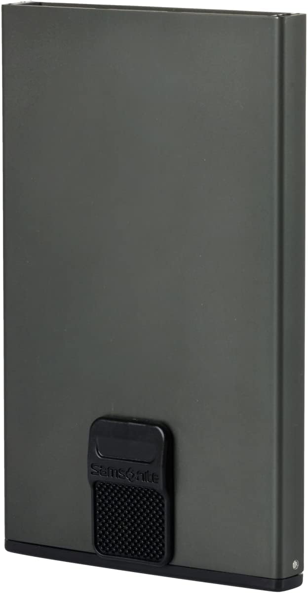 Samsonite Alu Fit SLG - Card Case, 10.2 cm, Gray (Anthracite)