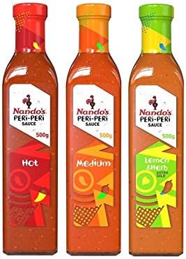 Nando's Peri-Peri Sauce Collection 500g (Pack of 3)