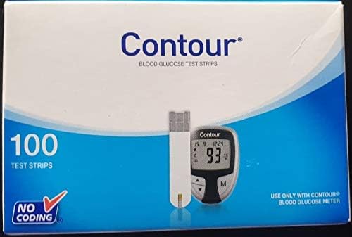 Ascencia Contour Diabetic Blood Glucose 100 Test Strips
