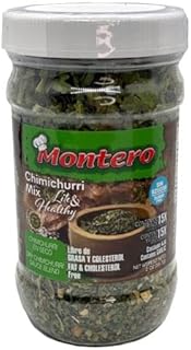 Montero Chimichurri Mix 2oz - Dry Chimichurri Sauce Blend - Fat & Cholesterol Free - Sugar Free - Lite & Healthy