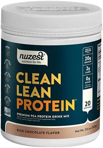 NuZest Clean Lean Protein (pea), Chocolate, 1.1 pounds