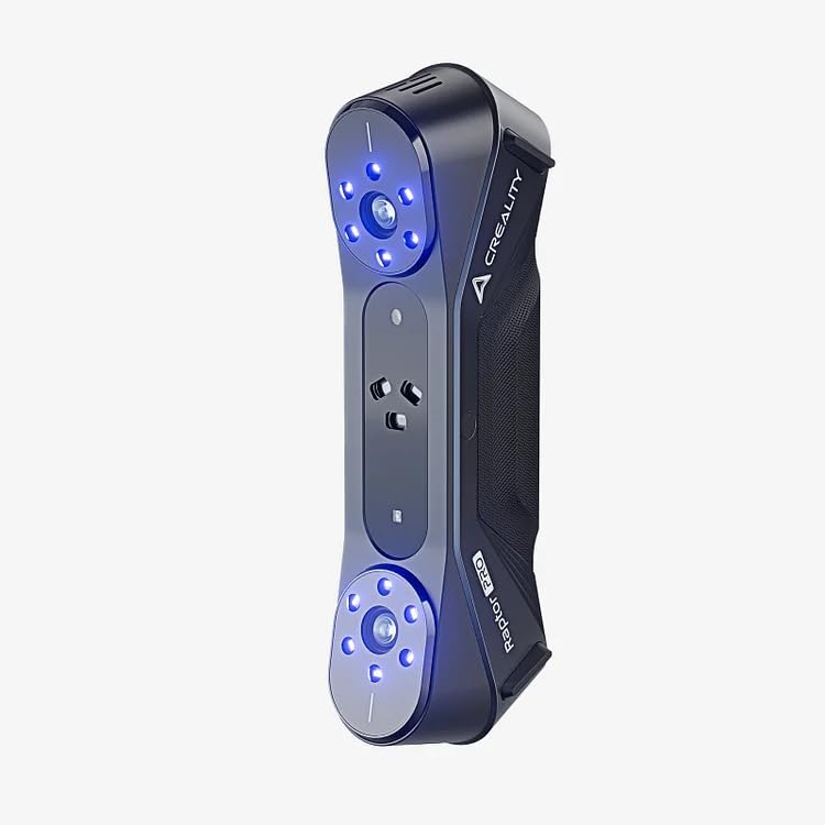 Creality 3D Scanner CR-Scan Raptor Pro for 3D Printing, 22+7 Blue Laser & NIR Handheld Scanner 0.02mm Accuracy, 60fps High-Speed & 5MM to 4M Objects, 24-Bit Full-Color Scanning for Windows macOS