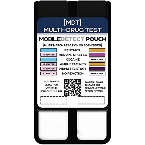 MobileDetect Pouch Waste Detection Multidrug Test Kit - Rapid Surface Waste Detector