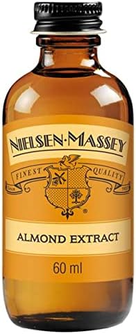 Generic Nielsen-Massey Pure Almond Extract 60ml , Certified gluten-free , The World's Finest Flavours , Kosher - CRC , Premium Quality Almond Extract , Can Use Christmas Cake