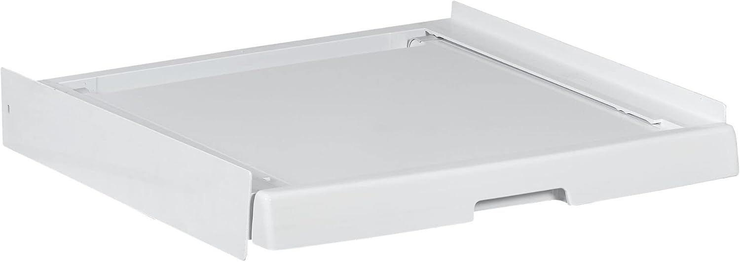 Haier Universal Stacking Kit with Sliding Shelf for Washing Machines and Dryers - Secure and Stable - Easy to Install - Perfect for Haier Series 3-5-7
