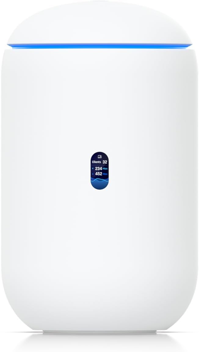 Ubiquiti Dream 7 wireless router 2.5 Gigabit Ethernet Tri-band (2.4 GHz / 5 GHz / 6 GHz) White