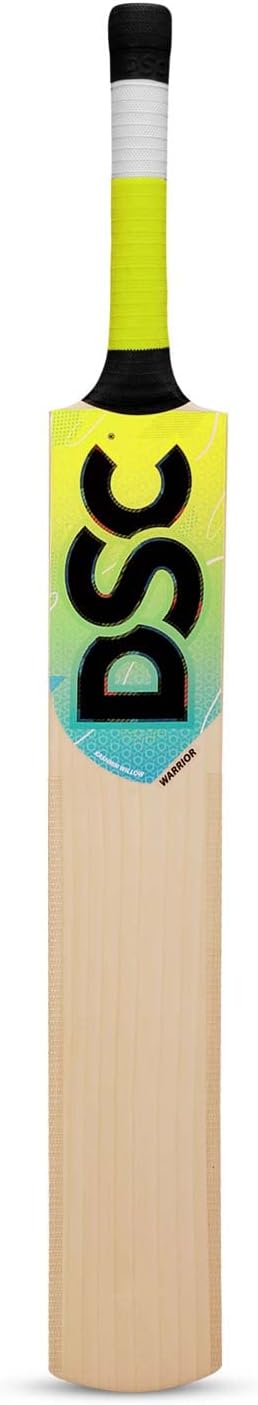 DSC Wildfire Warrior Cricket Bat For Mens and Boys (Beige, Size -6) | Material: Kashmir Willow | Lightweight | Free Cover | Ready to play | For Intermediate Player | Ideal For Leather Ball
