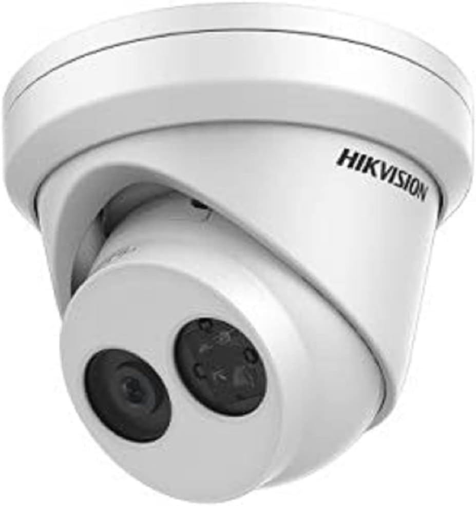 Hikvision outdoor DS-2CD2343G0-I New H.265+ 4MP IP Turret EXIR Fixed 2.8mm Lens True WDR Network Camera, English Version, Replacement Model for DS-2CD2342WD-I, 1080p