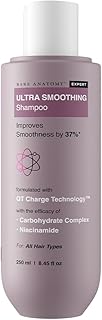 Bare Anatomy Ultra Smoothing Hair Shampoo | Restores Smoothing & Texture by 27% | Dry & Frizzy Hair | Paraben & Sulfate Free | For Women & Men | 250ml