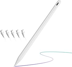 iPad Apple Pencil 9th&10th Generation, Fast Charge Stylus Pen for iPad Palm Rejection and Tilt Sensitivity, Compatible with iPad Pro 11/12.9in, iPad Mini 5/6, iPad 6/7/8/9/10, iPad Air 3/4/5 (White)