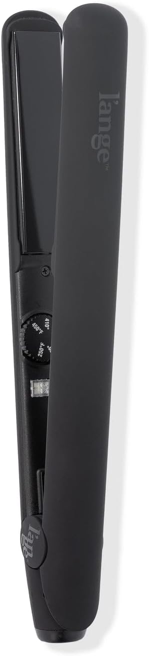 L'ANGE HAIR Le Ceramique 1-Pass Flat Iron Hair Straightener | Fast Heating Ceramic Flat Iron | Best Hot Tools Professional Hair Straightener to Lock in Moisture & Shine | (Black)