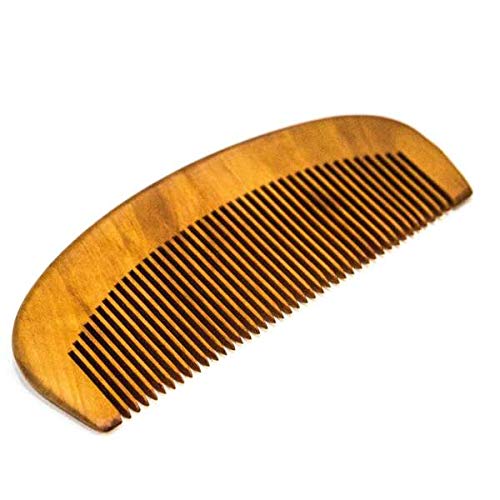 [Japan Craftsmen Made] Peach Wood Natural Comb - Apricot Oiled. Anti Static Hair (Medium)