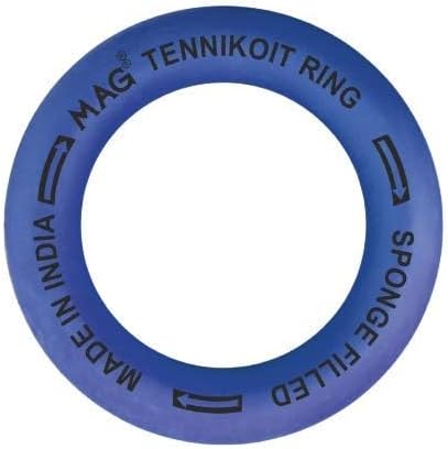 Rubber Tennikoit Ring *7 Inches* Diameter (Random Colour), Playing Tenniquoit Ring, Tennis Ring, Rubber Frisbee