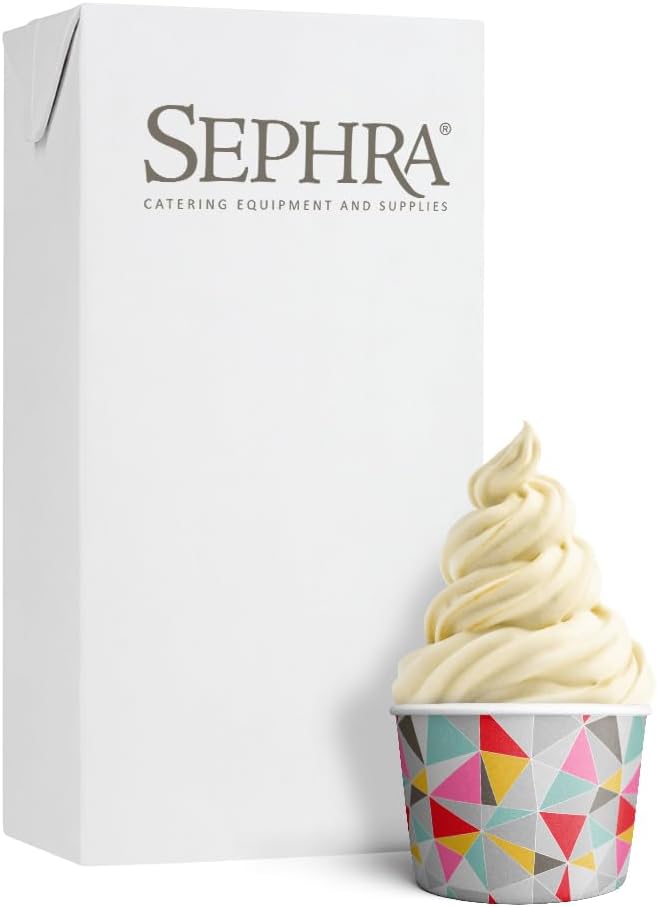 Sephra Soft Serve Vanilla Ice Cream Mix – 12 x 1ltr - UHT Ice Cream Mix
