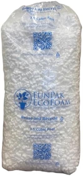 Bubblefast! FunPak® EcoFoam Sustainable Gardening, Planting, Landscaping, Architectural Potting Peanuts, 3.5 cu. ft.