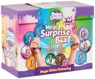 Mega Surprise Slime Box - Have Hours Of Slimey Fun With This Mega Surprise Slime Box - Filled With 27 Mystery Slimes And 21 Mystery Add-ins - Dimensions: 22 X 29 X 16cm