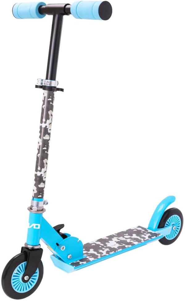 ATOM Inline Kids Scooter | Adjustable Height Handle | Easy Foldable Kick Scooter For Boys & Girls | Age 5-12