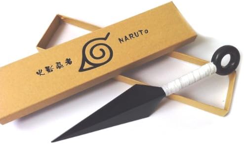 Naruto - Shinobi Ninja Kunai 28cm Costume Accessoir (blau) PVC Plastik Cosplay Replika includes Delivery