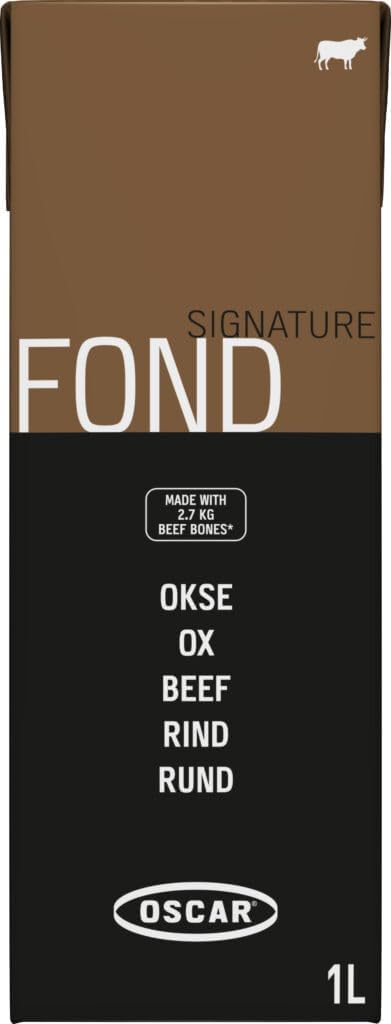 OSCAR All Natural Beef Stock 1 L – Premium Liquid Stock Base for Soups, Sauces & Cooking