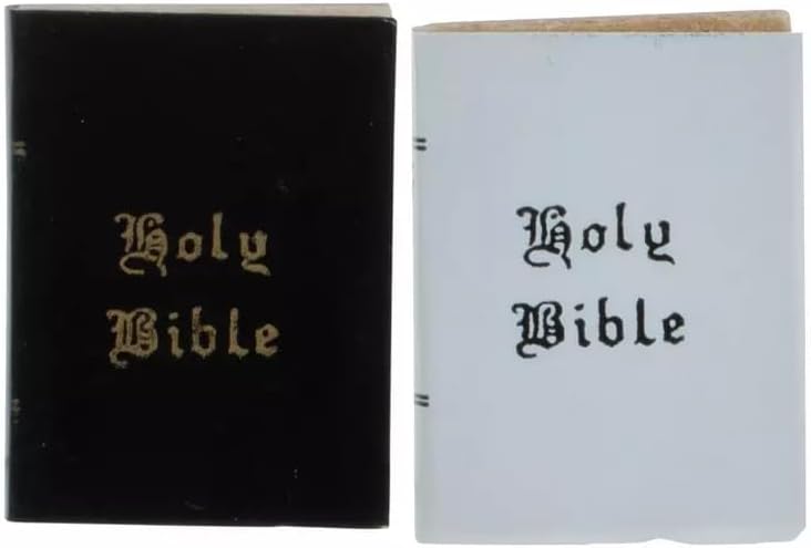 Dollhouse and Craft Miniatures - Miniature Bibles - Scale 1:12, Small, Black