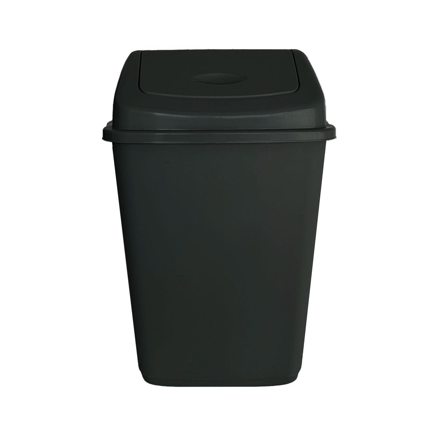 VTL® 60 Litre Black Plastic Swing Bin Durable For Kitchen And Home Waste