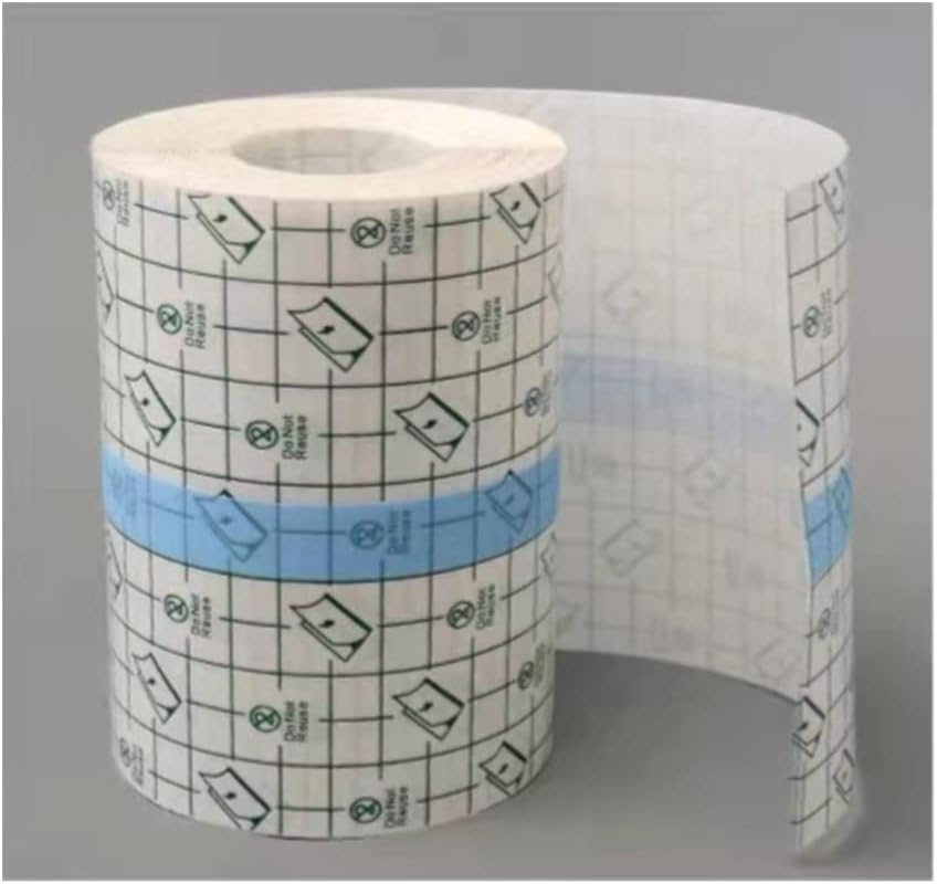 Tattoo Aftercare Waterproof Bandage 2 m x 15 cm, Second Skin Healing Protective Bandages Transparent Stretch Antibacterial Wound Dressing Tape,Tattoo Bandage Clear Adhesive Antibacterial