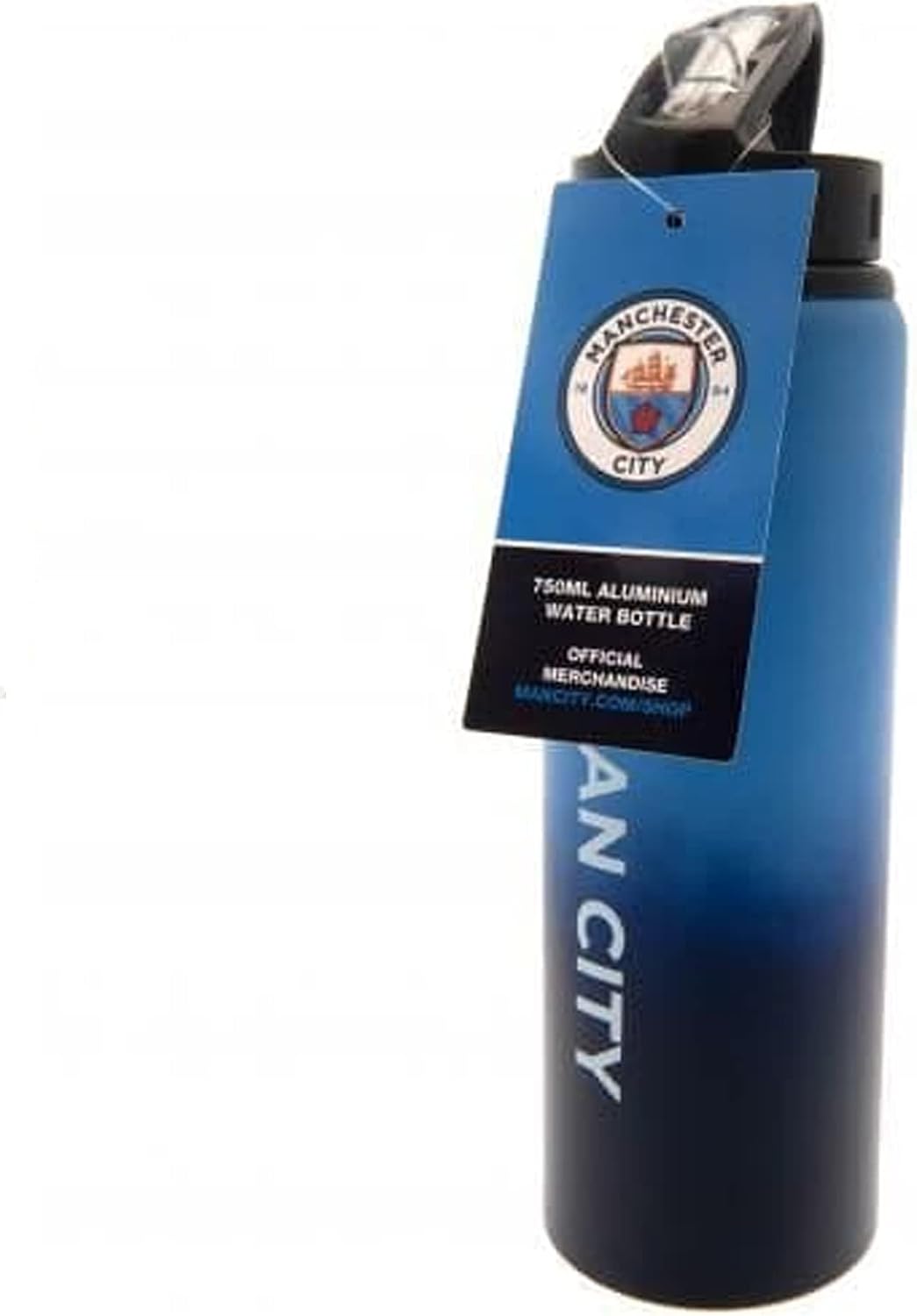 Manchester City F.C. City Man Fc Aluminium Sports Water Drinks Bottle Fade Design XL blue one size K-REY-MC06400