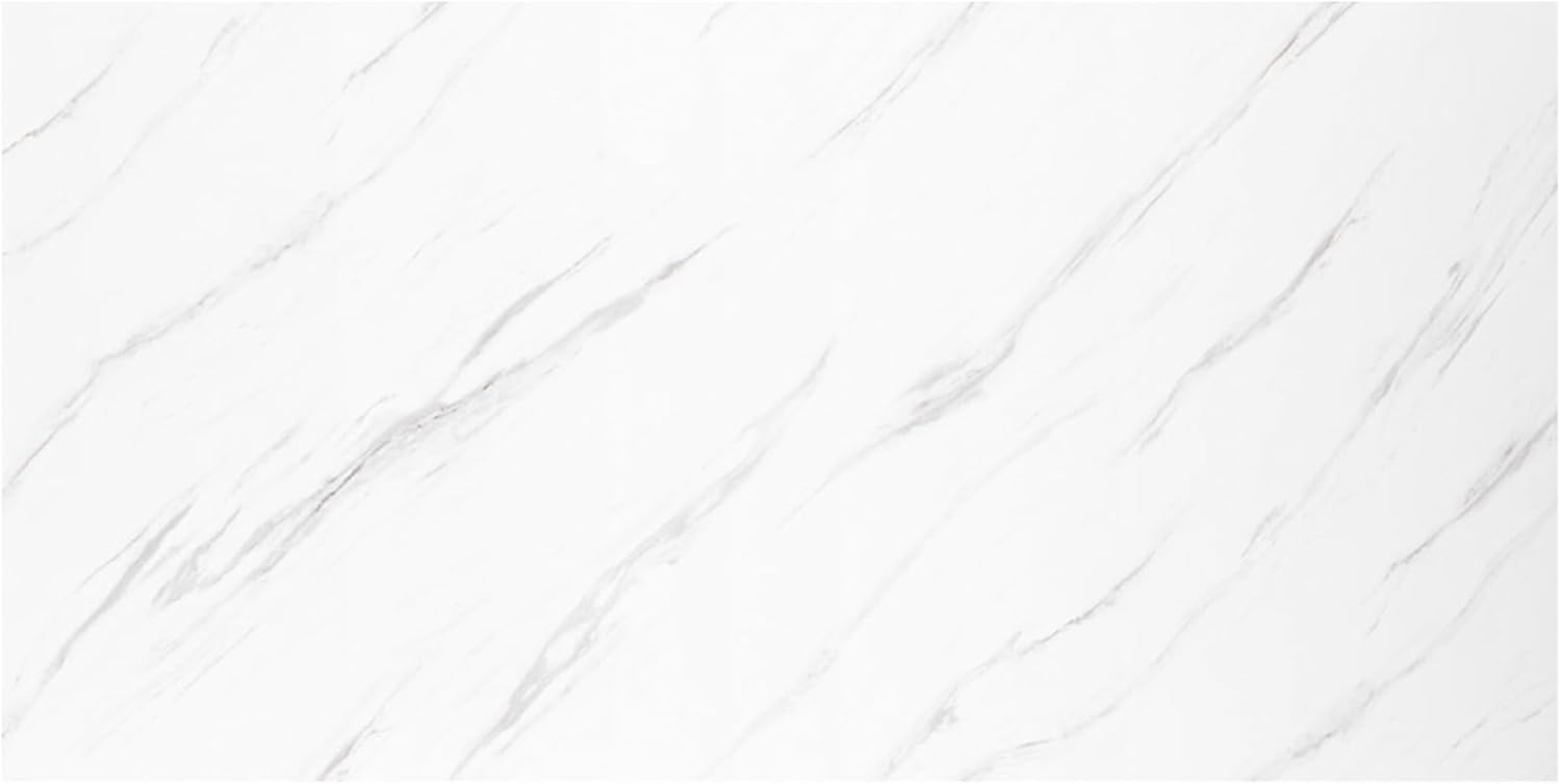 IZODEKOR Marble Look Wall Cladding - 1 Pcs 120x60cm - Alternative to Bathroom Tile, Shower Wall Panels, Granite Effect PVC Cladding | Ice Berg Grey