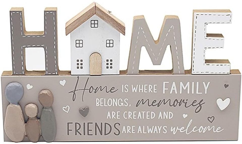 Lesser & Pavey Home Standing Plaque for Gift & Decor | Ideal Signs & Plaque Birthday Gifts for Women & Men | Designed By Love and Affection | Lovely Plaques for Home & Office