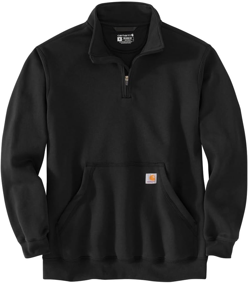 Carhartt Men's Marquette 1/4-Zip Mock-Neck Sweatshirt