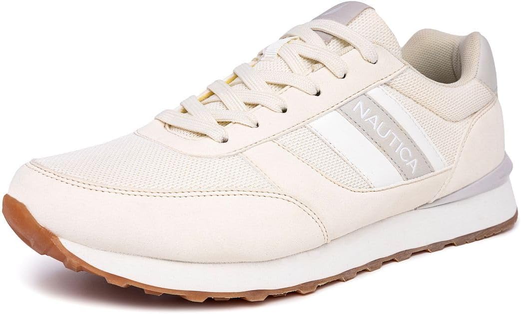 Nautica Men's Casual Lace-Up Fashion Sneakers Oxford Comfortable Walking Shoe