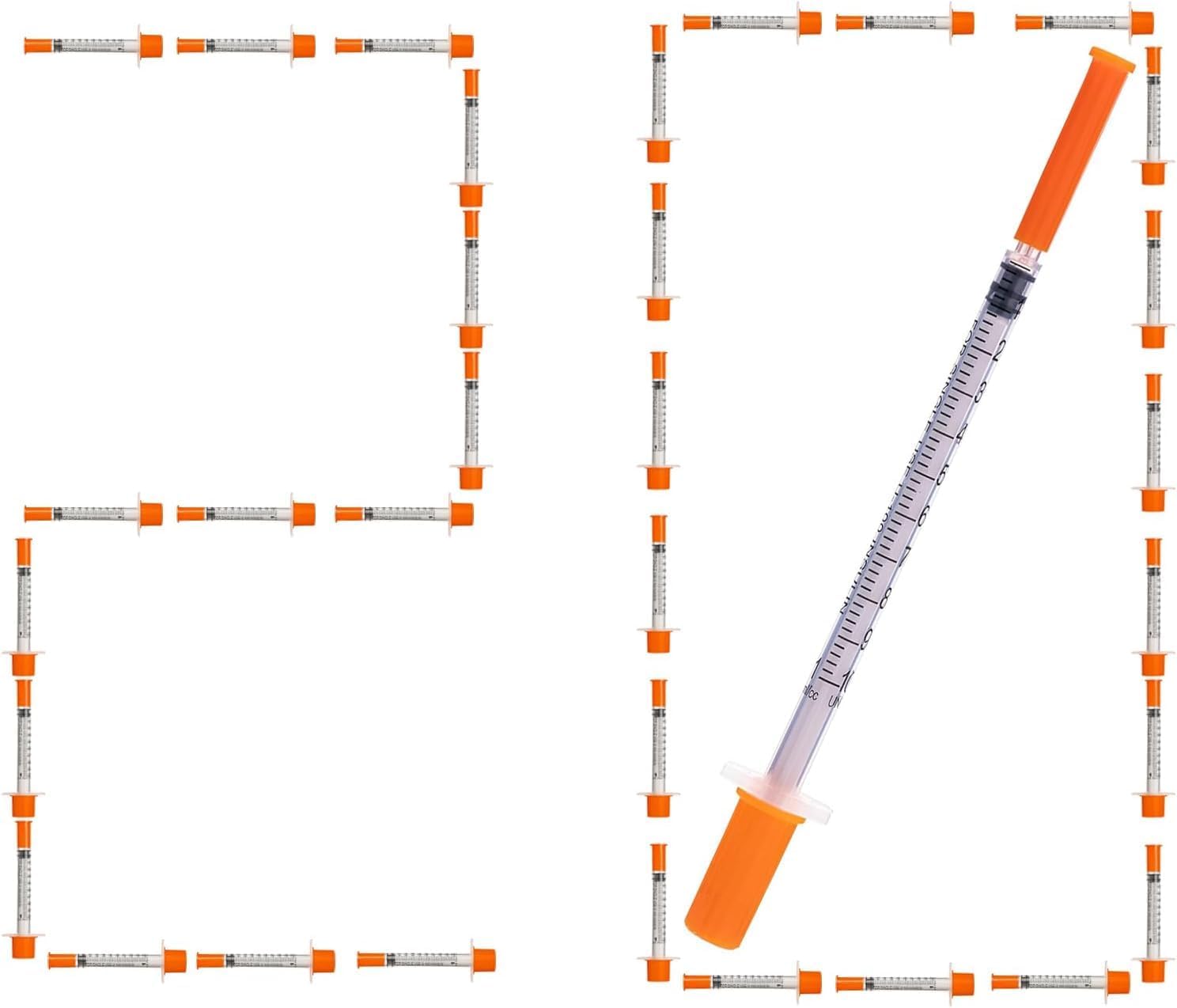 20 pack 1ml 0.31x8mm Plastic Multiple Uses Measuring Tools,Dispensing Measuring Tool,laboratory accessories, individually sealed packaging (20)
