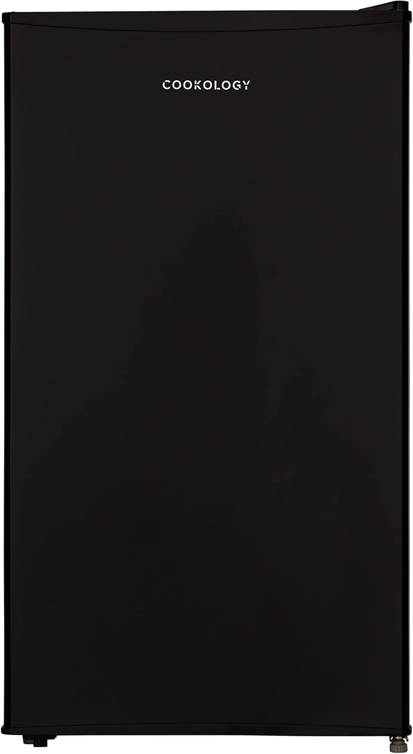 Cookology UCFZ60 Freestanding Under Counter Freezer in Black - 60 Litre Capacity - 48cm Width - Practical Reversible Door - 3 Large Compartments - 4 Star Rating