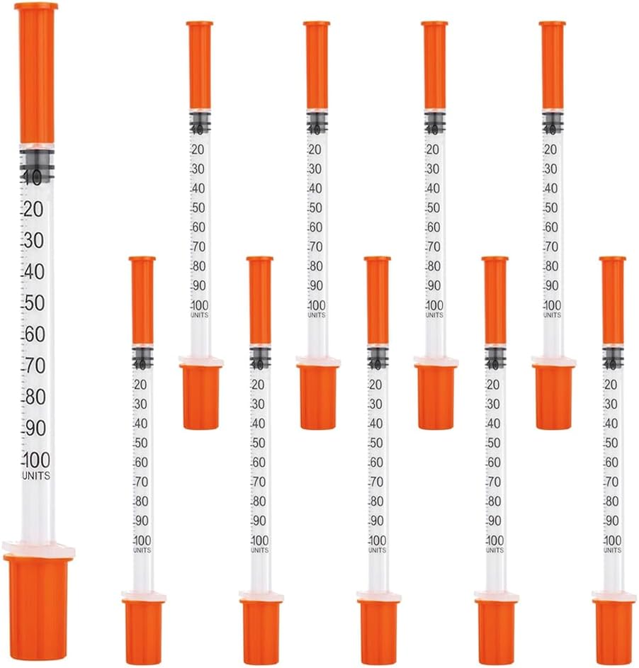 1ml Syringe 30g*8mm Multifunctional Measuring Dispensing Tools | 10Pack,Individually Packaging,for Lab,Craft Supplies