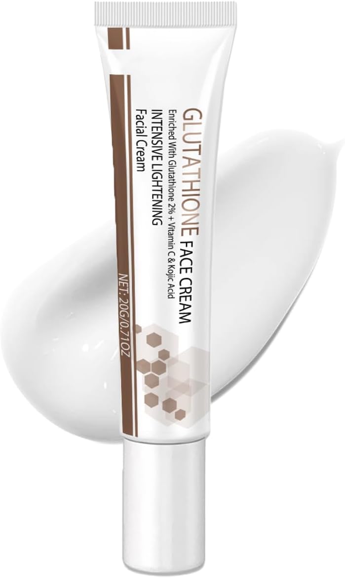 Glutathione Face Cream - Dark Spot Remover For Face and Body- Intensive Facial Cream Enriched With Glutathione 2% + Vitamin C & Kojic Acid - Dark Spot Corrector Cream for Sun Spot Melasma Freckles