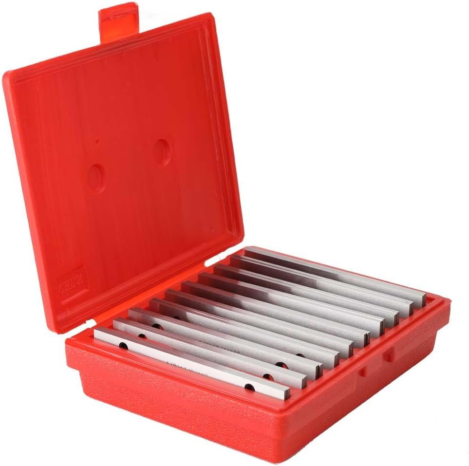 SUDEG Parallelset Thin Parallel Bar Set, 10 Pair Parallel Blocks,High Accuracy 0.0005" Lathe Parallel Bars Machinist Lathe Tools for Leveling Adjustment of Grinding Machines
