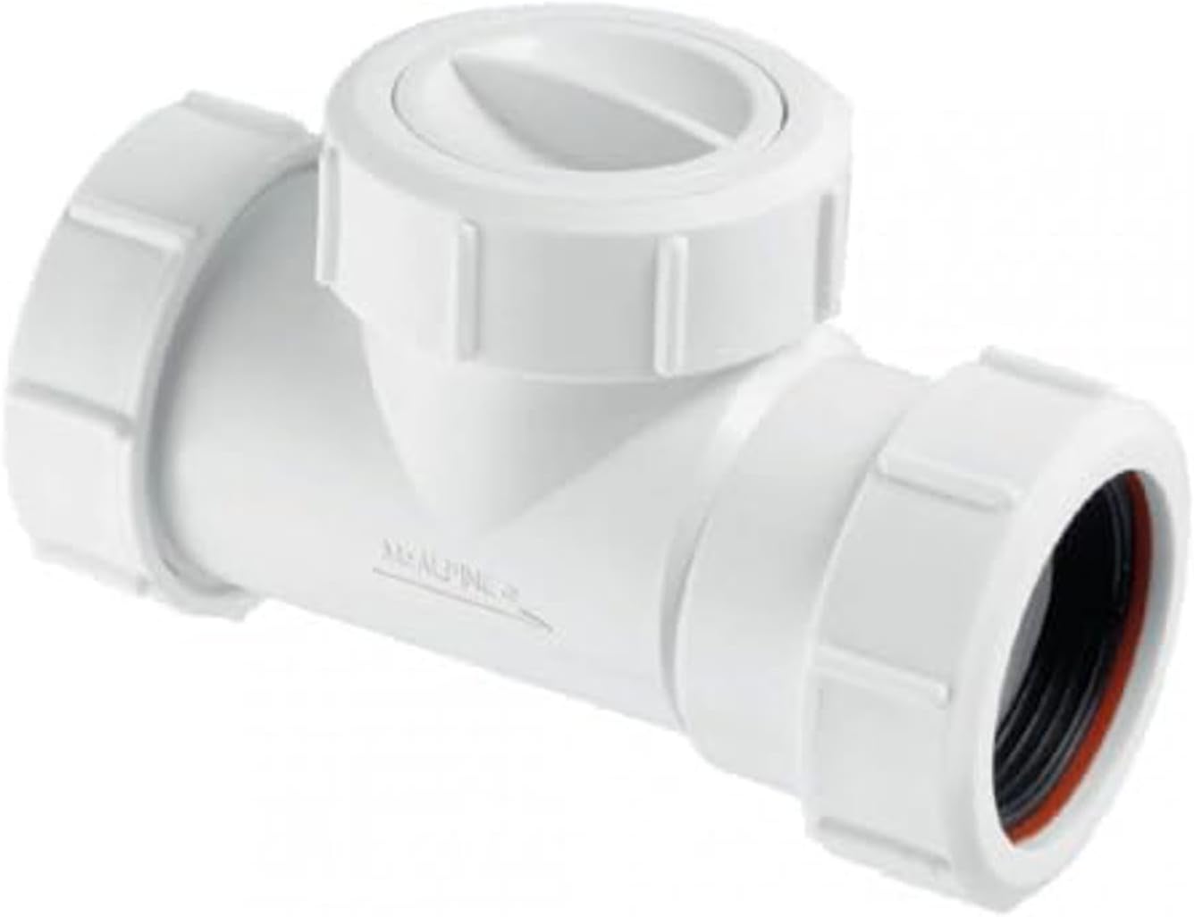 McAlpine T28M-NRV 1½" Multifit in-Line Non-Return Valve 1.5" - Top Access, Universal Connections, Plastic